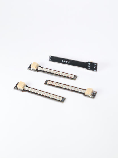 Set of 4 Mini Addressable LED Bars (12 LEDs per bar)