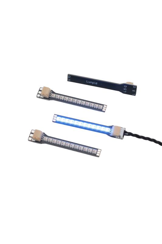 Set of 4 Mini Addressable LED Bars (12 LEDs per bar)